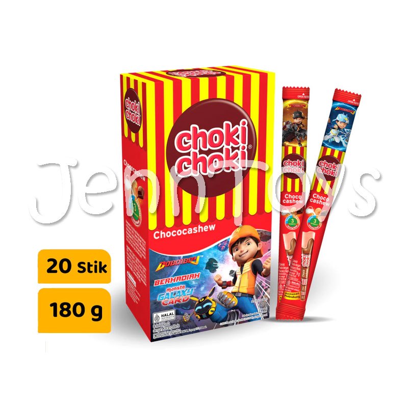 

JennToys - Makanan Anak Snack coklat Chocolate stick Mayora CHOKI CHOKI
