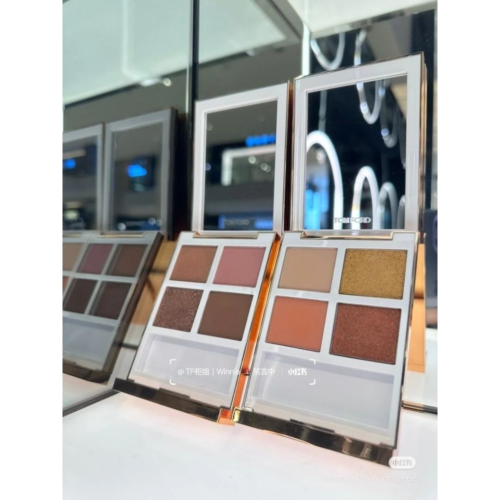 TF Soleil 4 Couleurs Eyeshadow Palette Eye & Face Makeup Beauty Cosmetics