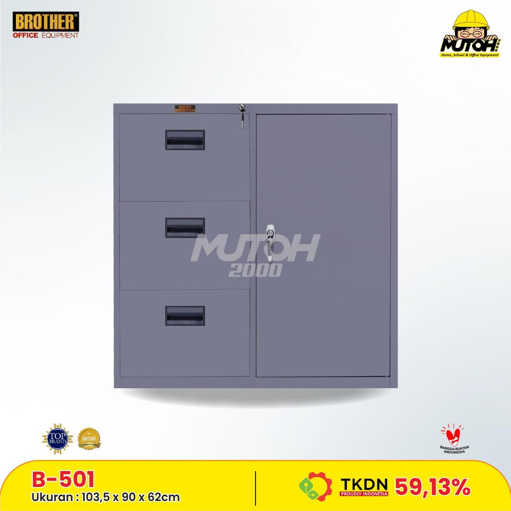 Filling Kabinet 3 Laci BROTHER B-501 - Kombinasi Cabinet 3 Laci Bersertifikat TKDN