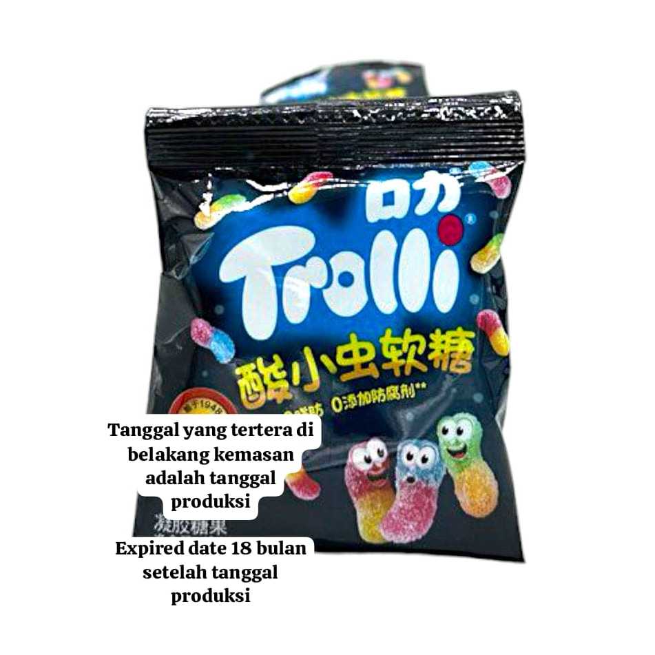 

Trolli Gummy Sour 5 pcs (Baca Deskripsi)