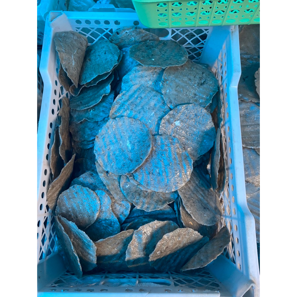 

Kemplang panggang / kemplang tunu khas palembang