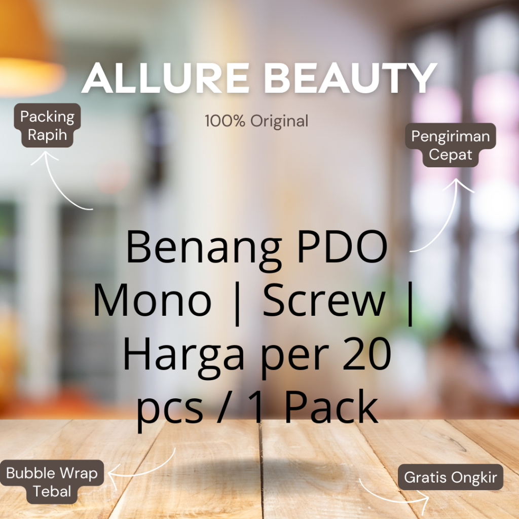 Benang PDO Mono | Screw | Harga per 20 pcs / 1 Pack