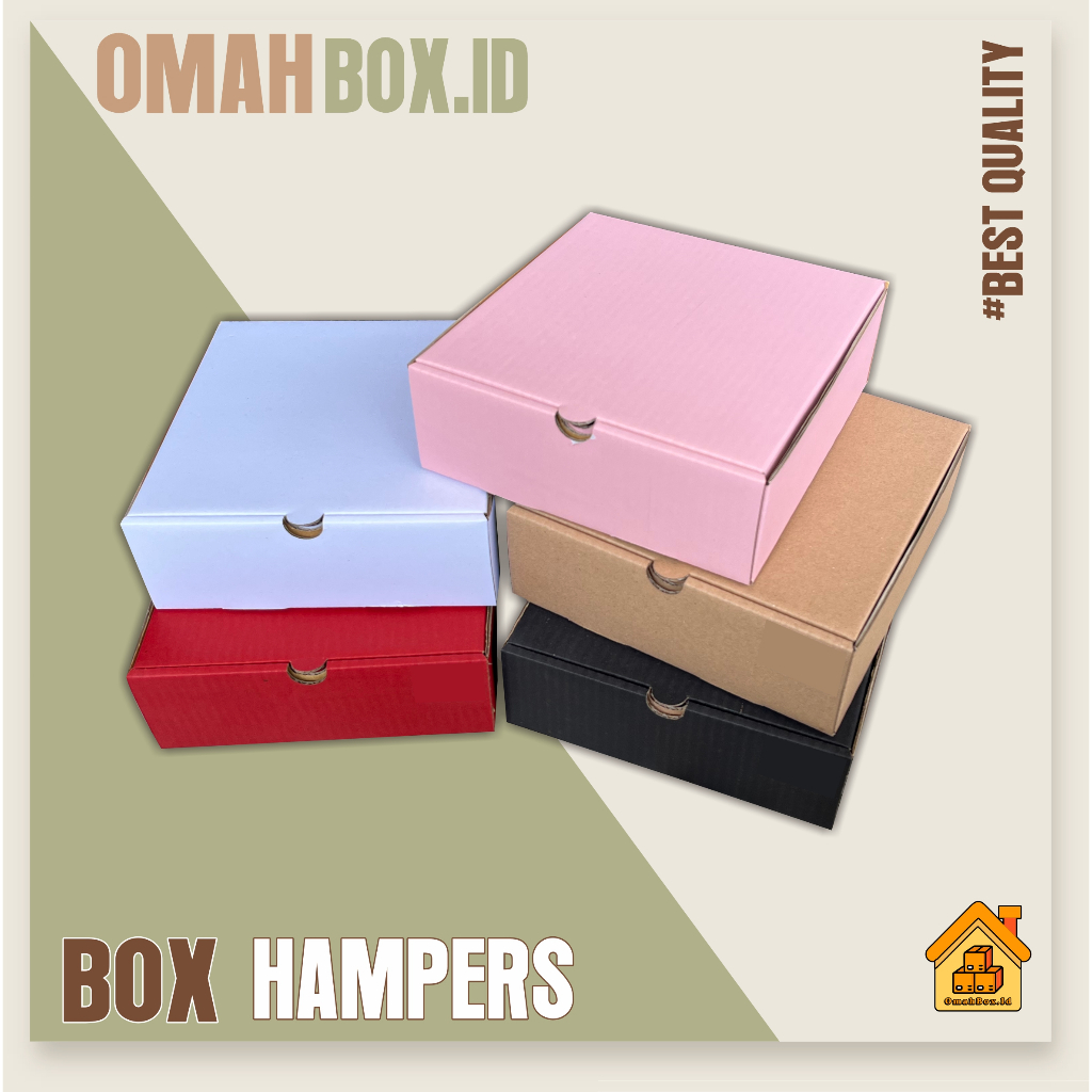 

Box Hampers/kosmetik 20x20x7 cm | B flute | boxsliplock | Box DieCut | Box Hampers | Box Souvenir | box skincare | box gift | box hampers