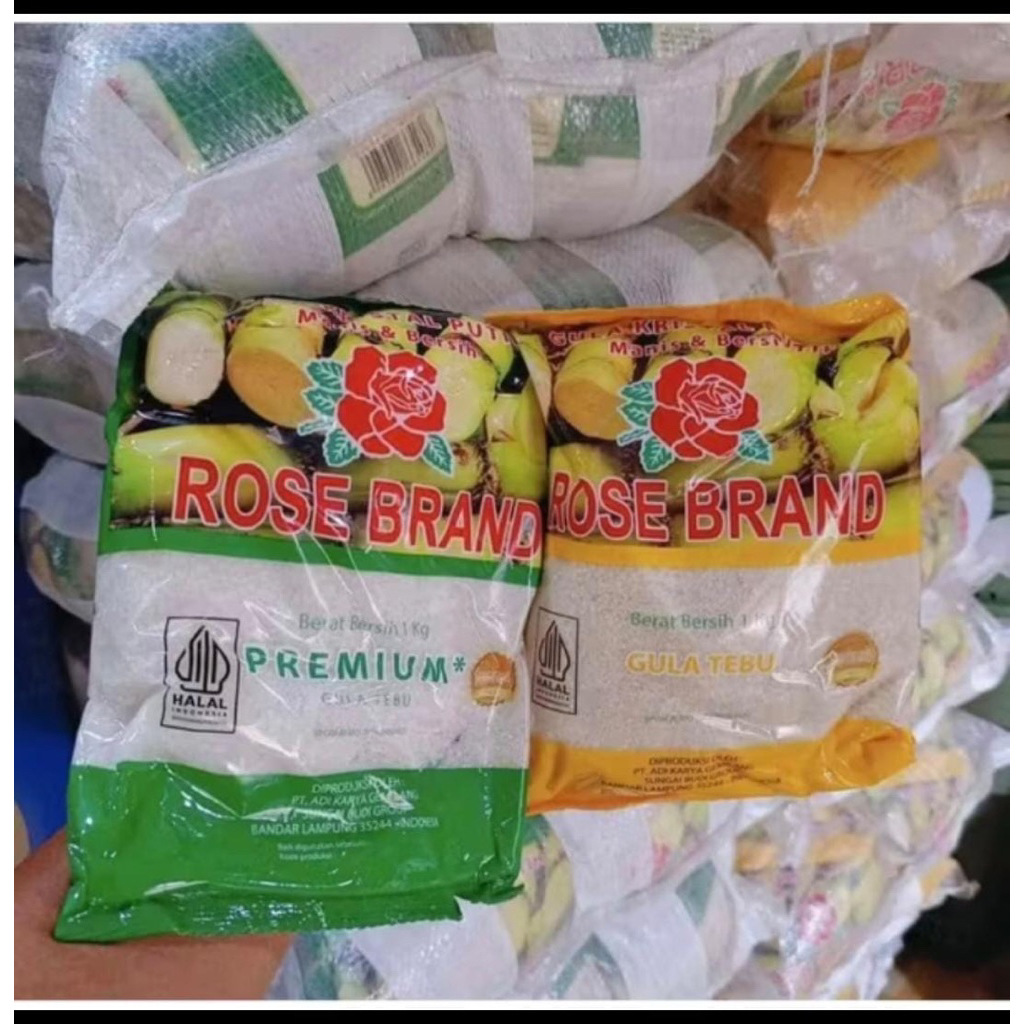 

Gula rosebrand 20kg/1 sag gula kemasan 1kg an