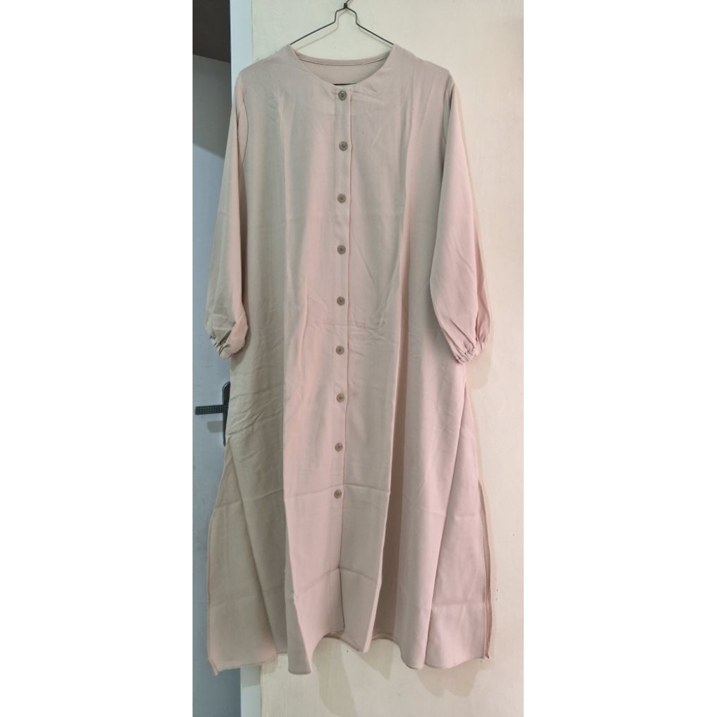 Tunik polos Midi Dress