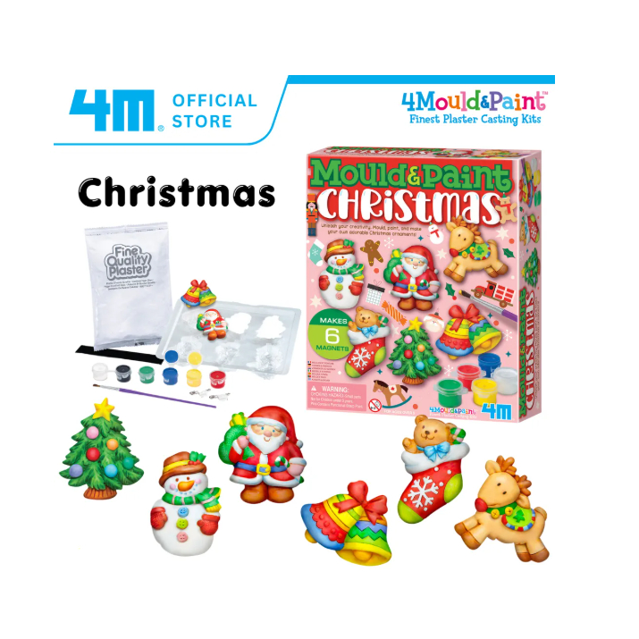 MAINAN EDUKASI - 4M MOULD & PAINT/CHRISTMAS