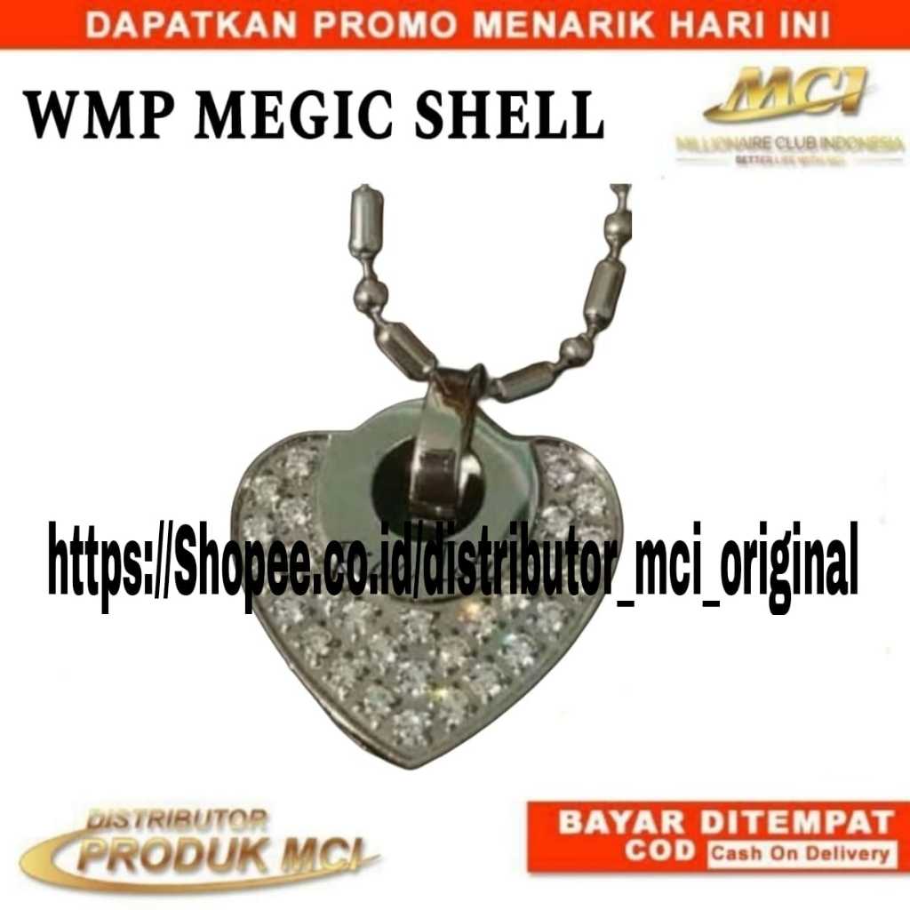 KALUNG KESEHATAN WORD MAGIC PENDANT WMP SHELL KALUNG MCI ORIGINAL BERSGEL