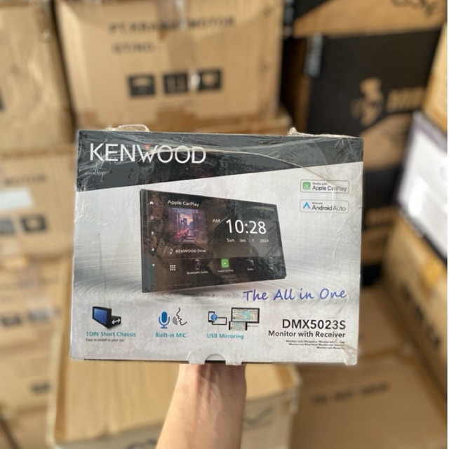 TERBARU KENWOOD DMX5023S APPLE CAR PLAY ANDROID AUTO USB MIRRORING BLUETOOTH HEAD UNIT DOUBLE DIN DM