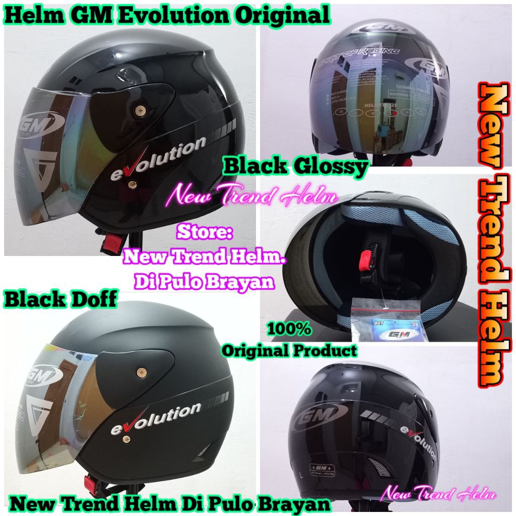 Helm GM Evolution polos Original