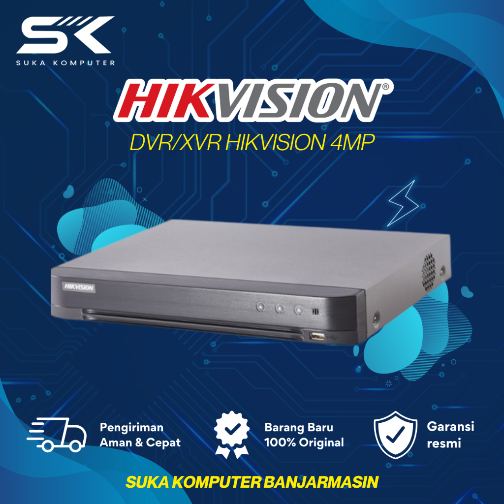 DVR XVR Hikvision 1080P H.265/H.265+ HD VIDEO & AUDIO