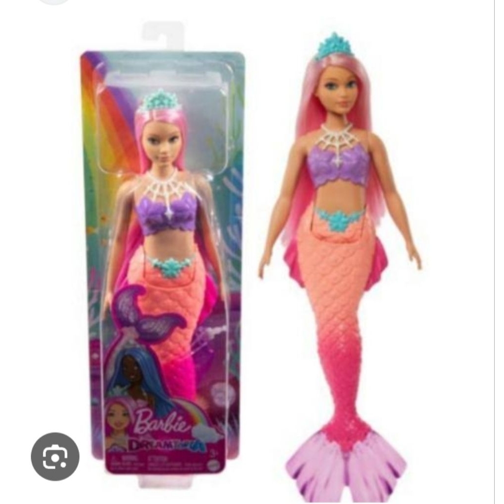 Mainan Anak Boneka Barbie Mermaid Merah