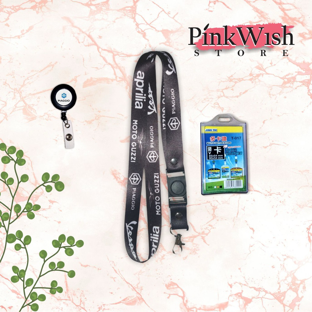 

Lanyard PAGGIO / Tali idcard PAGGIO [Ready stock] Termurah