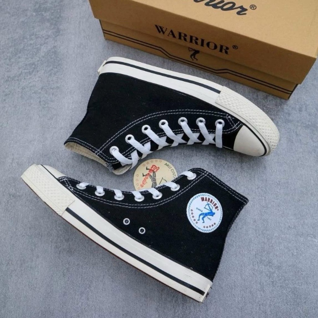 sepatu sekolah nb warior tinggi pendek original cod