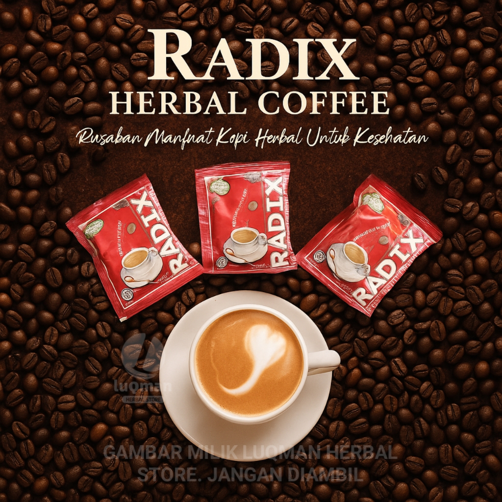 

Kopi Radix HPA | RADIX KOPI PRACAMPURAN MAI SECAWAN HARGA PER SASET