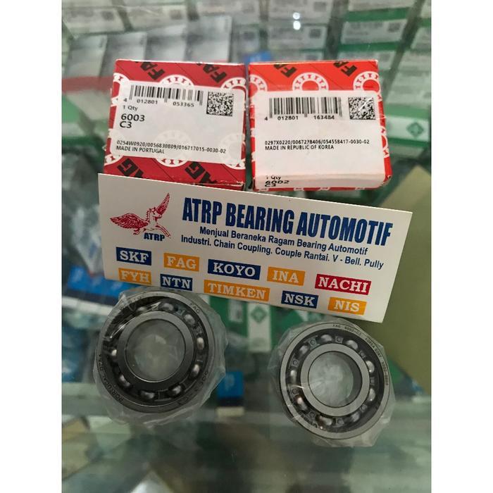 Bearing Laher Noken As Set Crypton Jupiter Z Vega R Shogun 110 Kaze Blitz Athlete 6003 + 6002 FAG C3