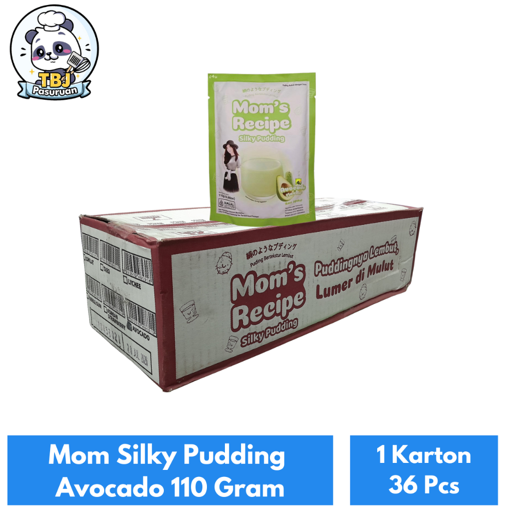 

Mom Silky Pudding Avocado 110 Gram Kemasan 1 Karton Isi 36 Pcs