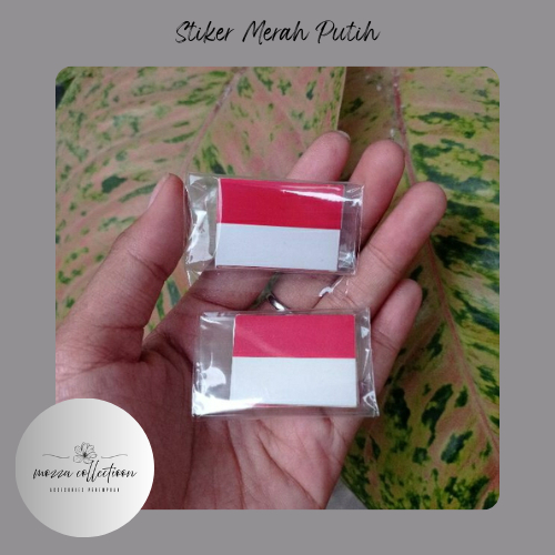 

Stiker Bendera Merah Putih Ukuran 3 x 1.8 cm