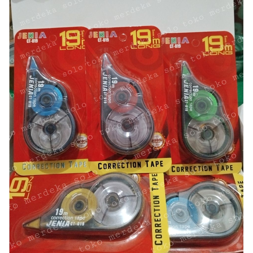 

Correction / Tipex Kertas Jenia 019
