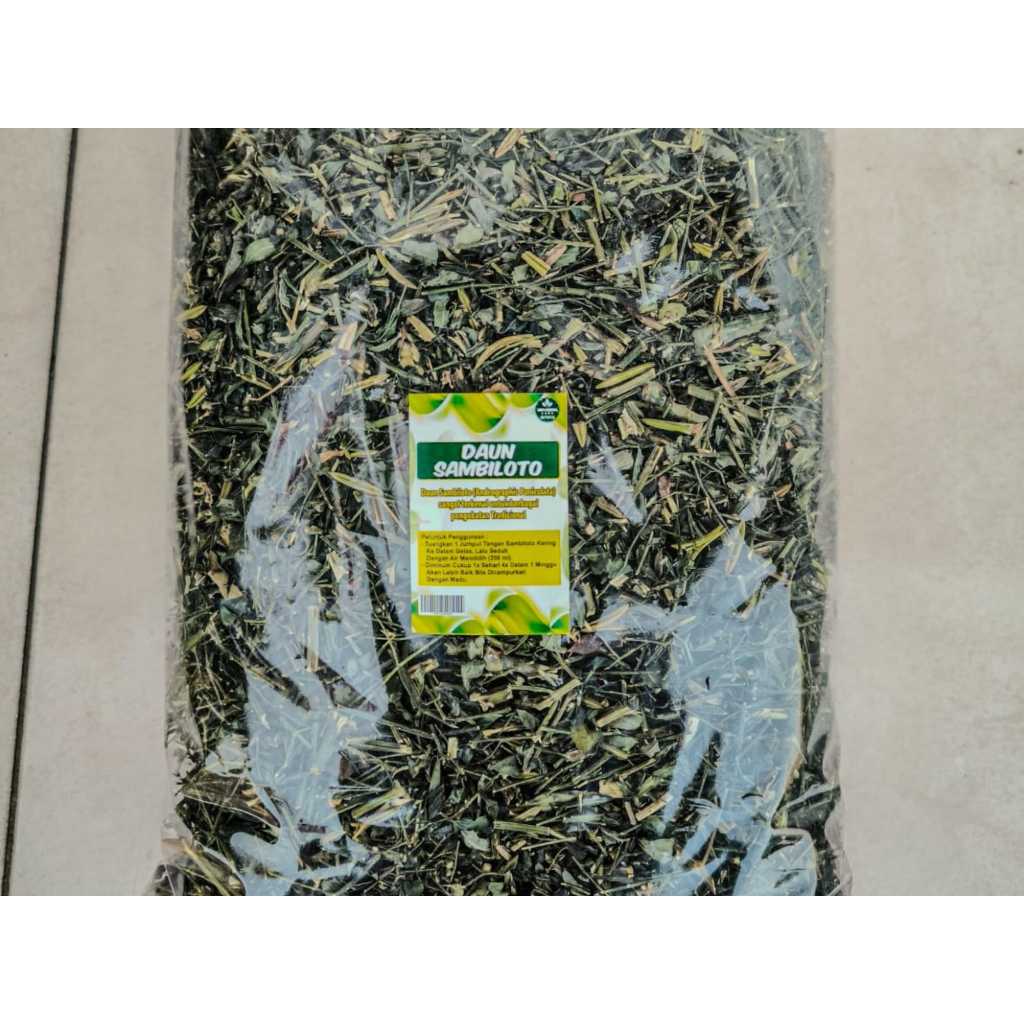 

Daun Sambiloto Kering 500Gram
