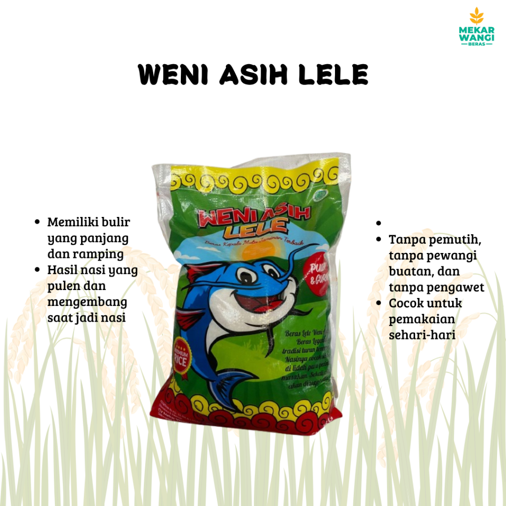 

BERAS WENI ASIH LELE 10KG