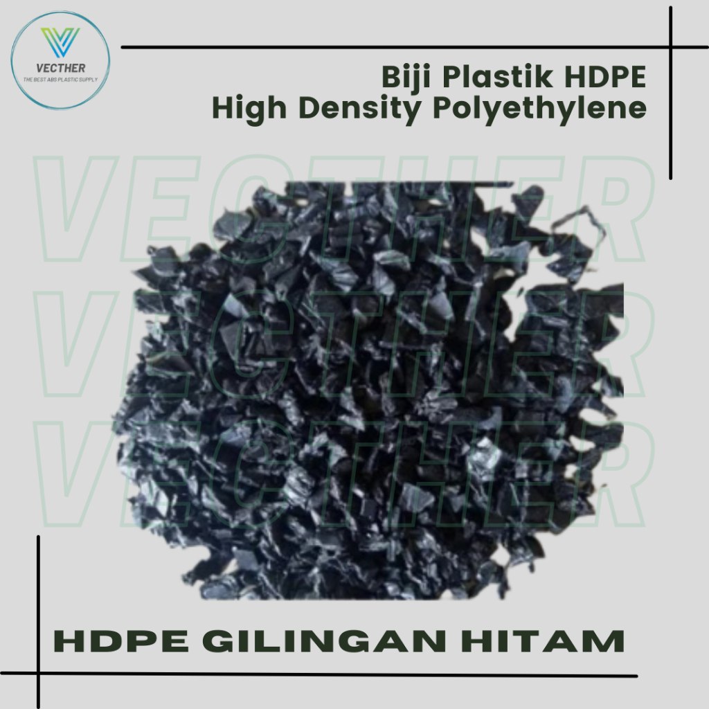 Biji Plastik HDPE Gilingan - Hitam
