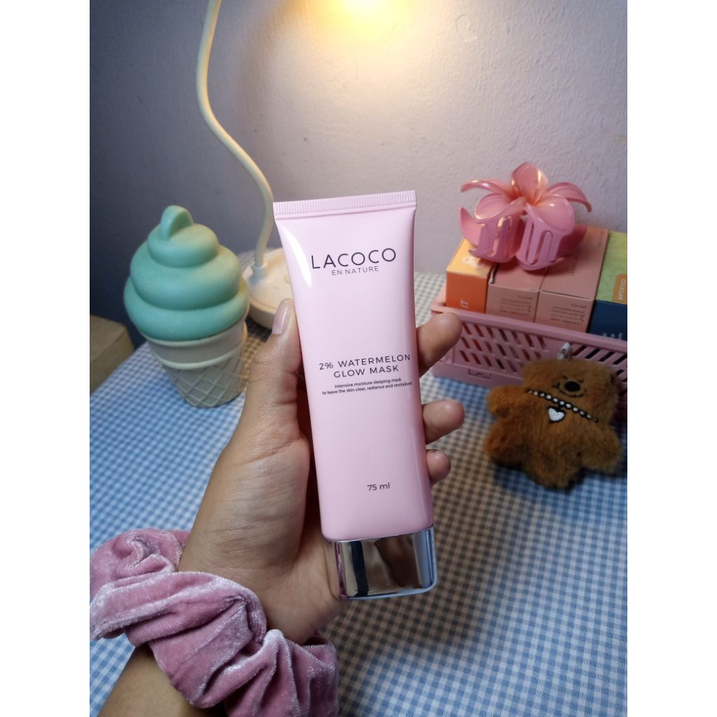 (PRELOVED) LACOCO WATERMELON SLEEPING MASK