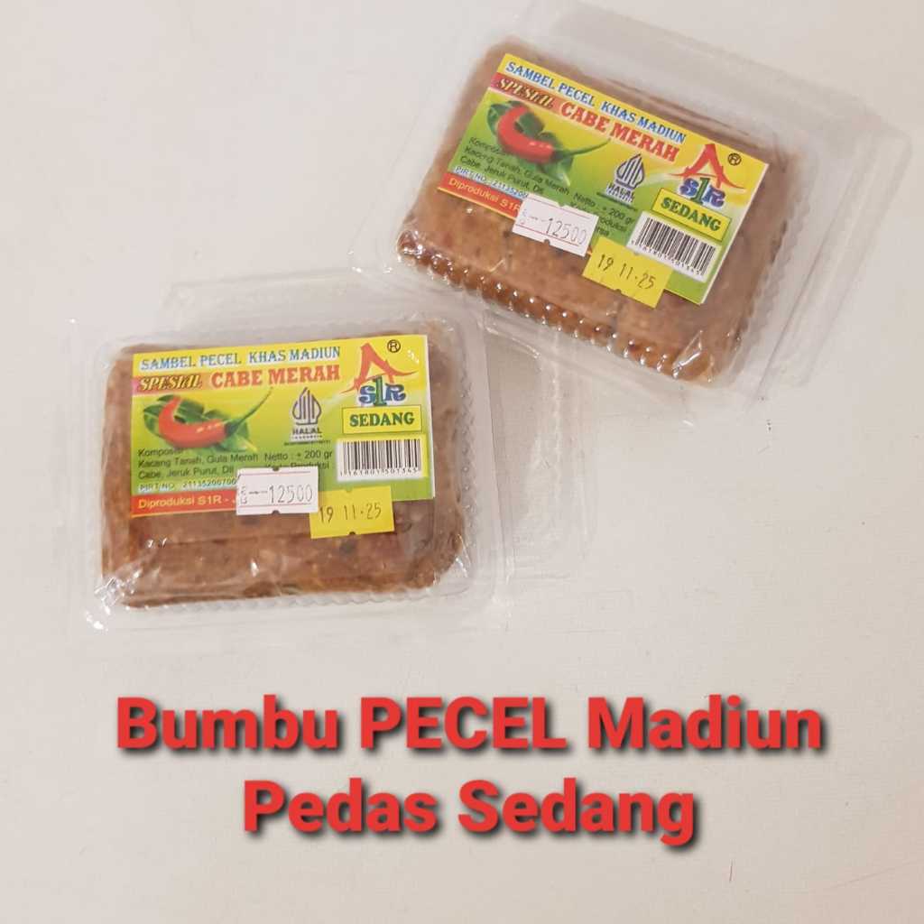 

Sambal Pecel Khas Madiun Pedas Sedang 200 gr