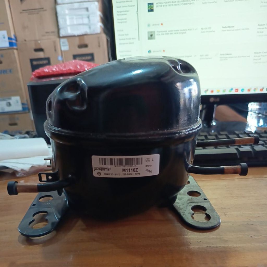 kompresor kulkas 2  pintu Sharp Aqua Polytron Sanyo dll R134a 1/6 PK