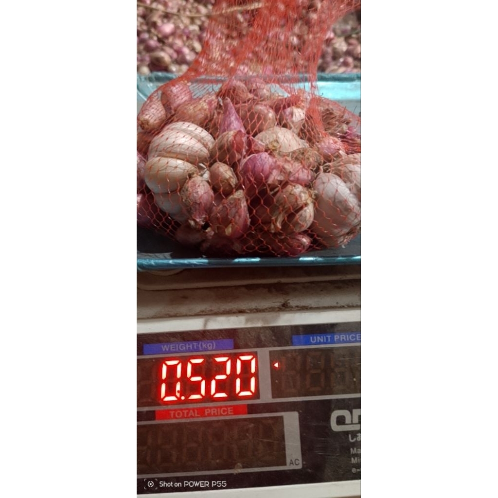 

paket bawang merah kecil(250g)bawang putih(250g)