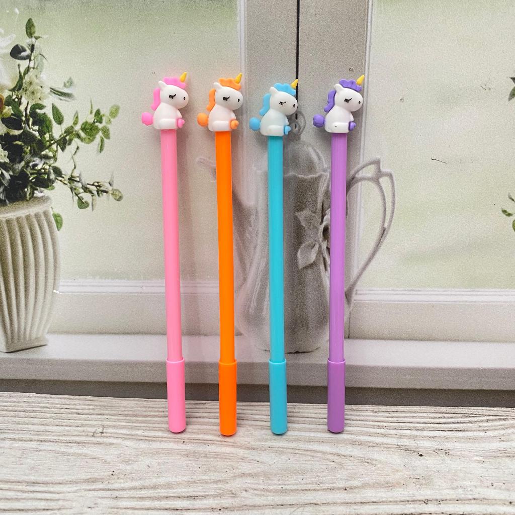 

PULPEN GEL UNICORN DUDUK MINI pena lucu tinta hitam bisa COD pen imut keren pulpen unik atk kebutuhan anak sekolah termurah import