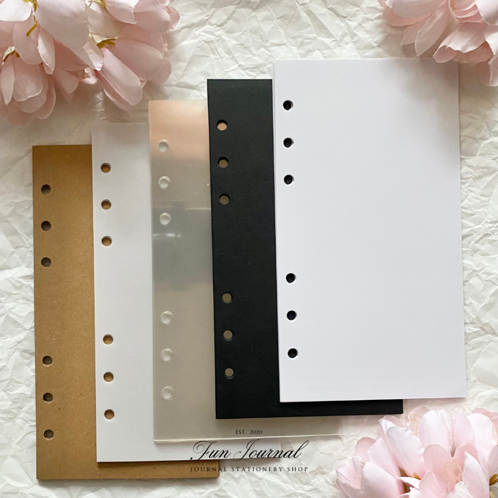 

BINDER REFILL ISI BINDER DIVIDER PEMBATAS A7 A6 A5 B5 A4 SQUARE 6 HOLES FULL LUBANG CRAFT KRAFT TRANSPARAN RELEASE REUSABLE TRANSLUCENT KALKIR UNTUK JOURNAL JURNAL SCRAPBOOK DIY PLANNER BULLET JOURNAL BUJO DECORATION DEKORASI