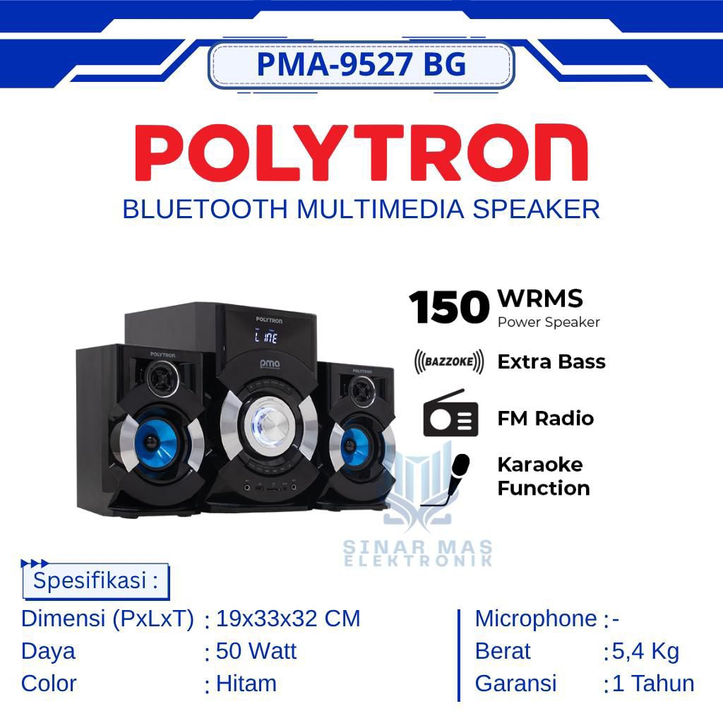 Polytron PMA 9527 Speaker Karaoke