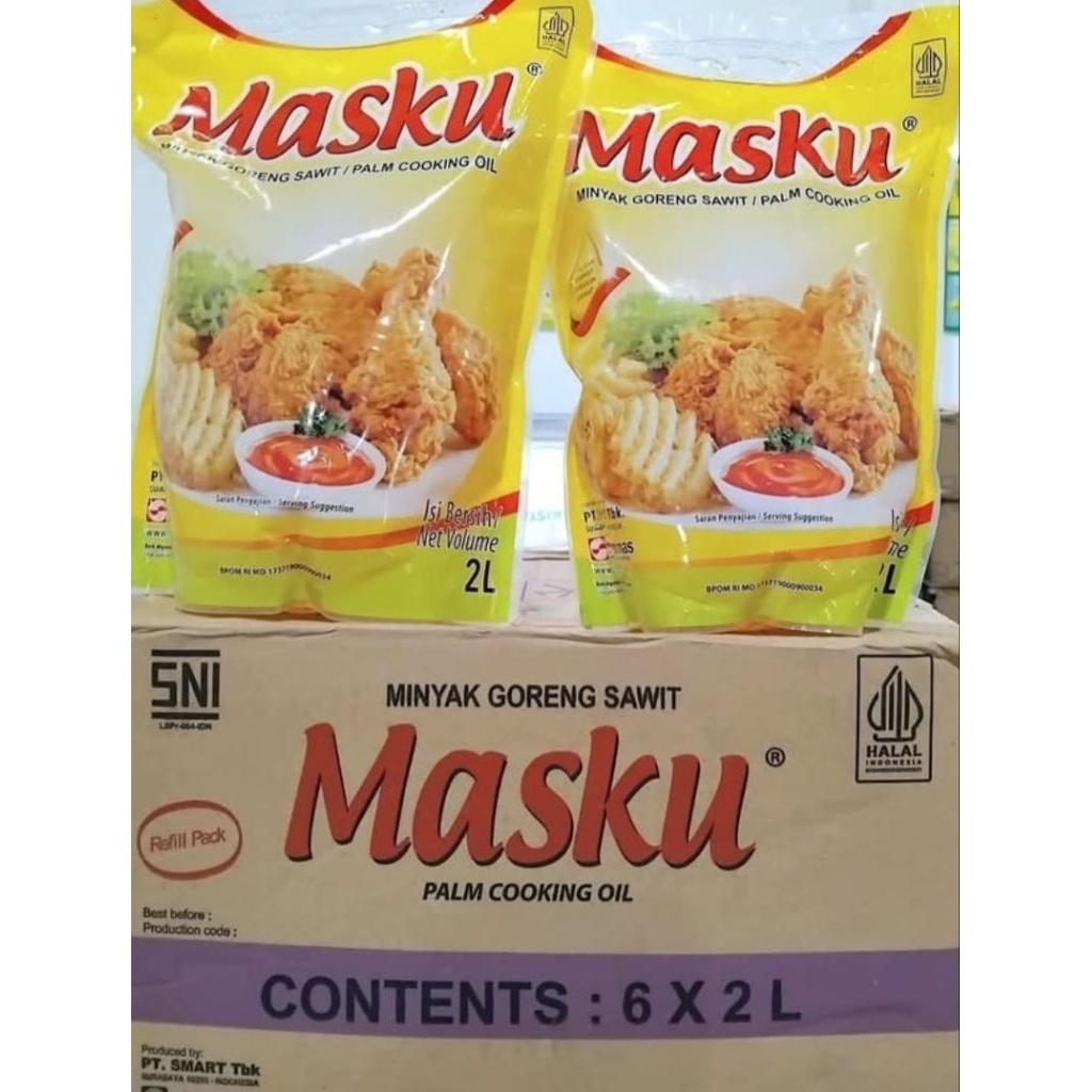 

Lansung kirim minyak MASKU 2L PACKING PLASTIK