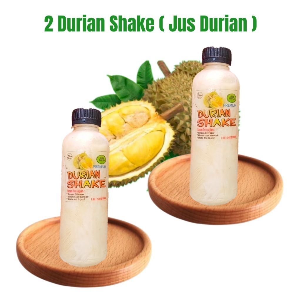

PROMO 2 DURIAN SHAKE (JUS DURIAN)