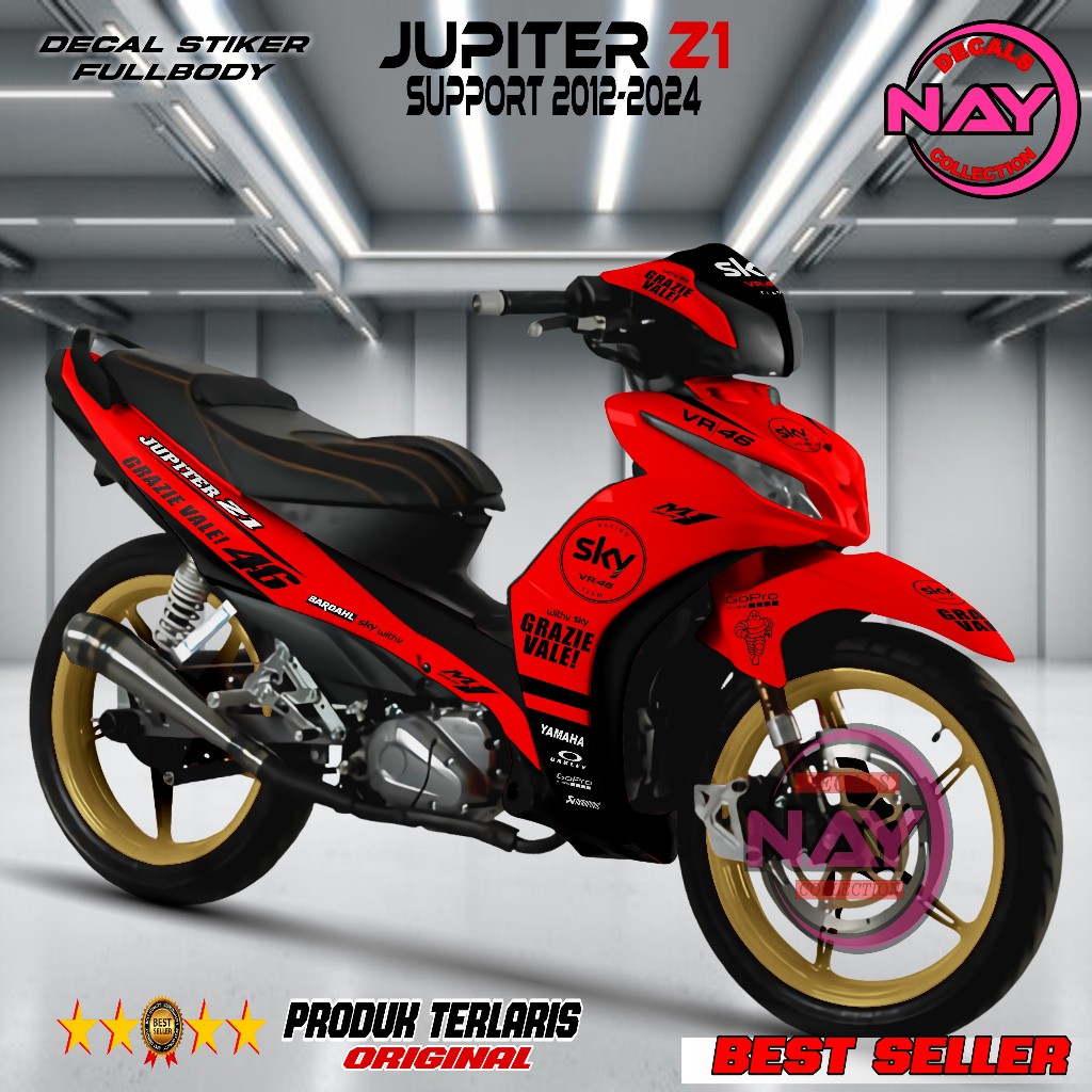 Vray Sky Grazie Vale Jupiter Z1 Decal Stiker Fullbody / Variasi Decal Jupiter Z1 Fullbody 2012-2024
