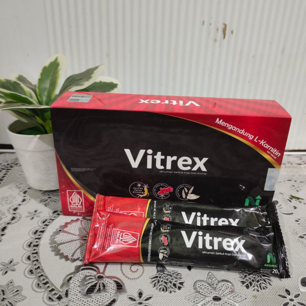 

Kopi Bubuk Ginseng Spesial Penambah Stamina Pria Dewasa VITREX kopi krimer sudah BPOM