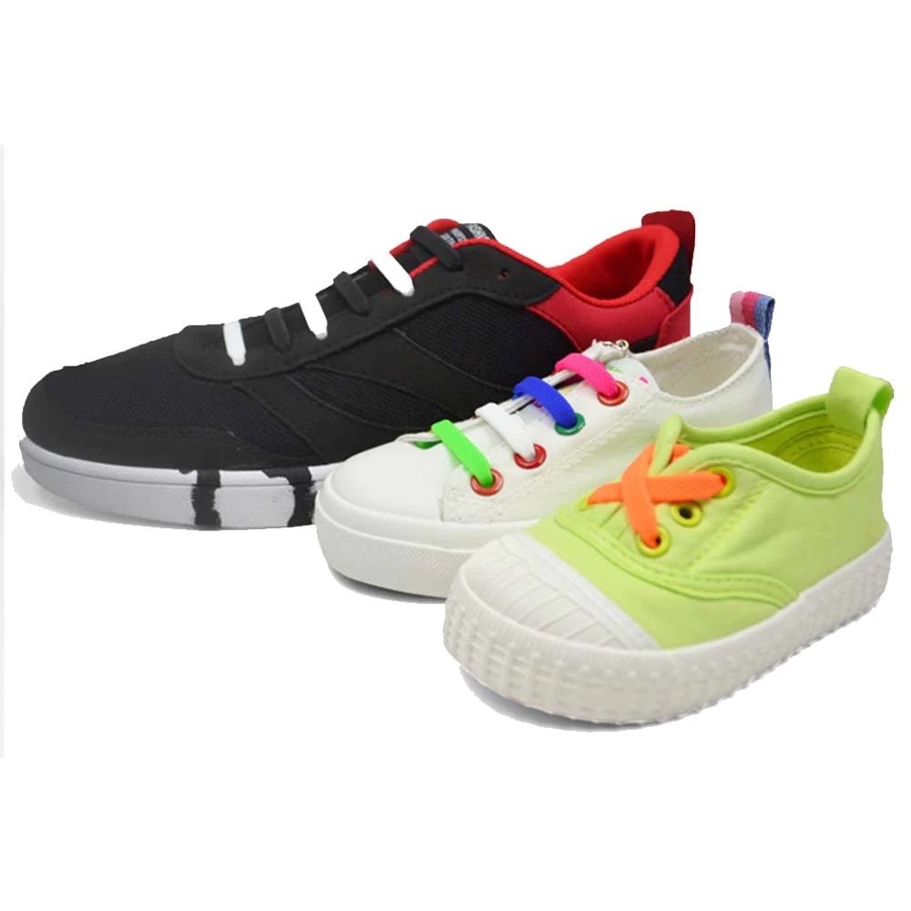 Tali Sepatu Karet Elastis Silicone Anak dan Dewasa / Tali Sepatu Elastis