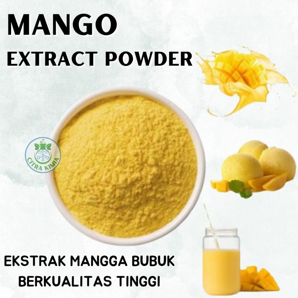 

Mango Fruit Powder 25gr - Mango Extract Powder Food Grade - Ekstrak Mangga Bubuk Kualitas Tinggi