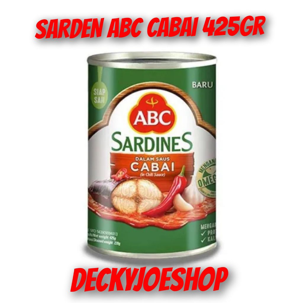 

Sarden ABC cabai 425gr kaleng