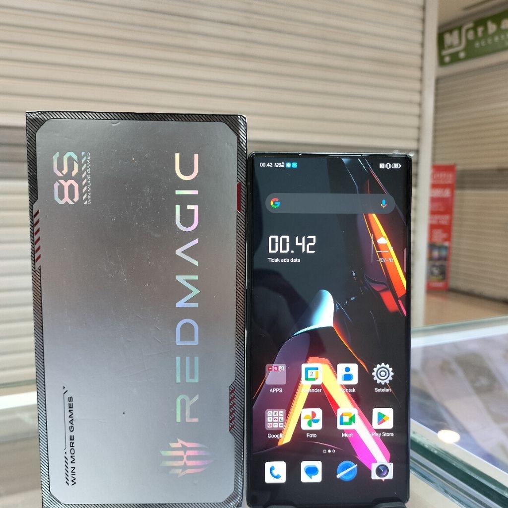 ZTE REDMAGIC 8S PRO 12/256 ZTE RED MAGIC 8S PRO 12/256 SECOND BEKAS GARANSI PANJANG