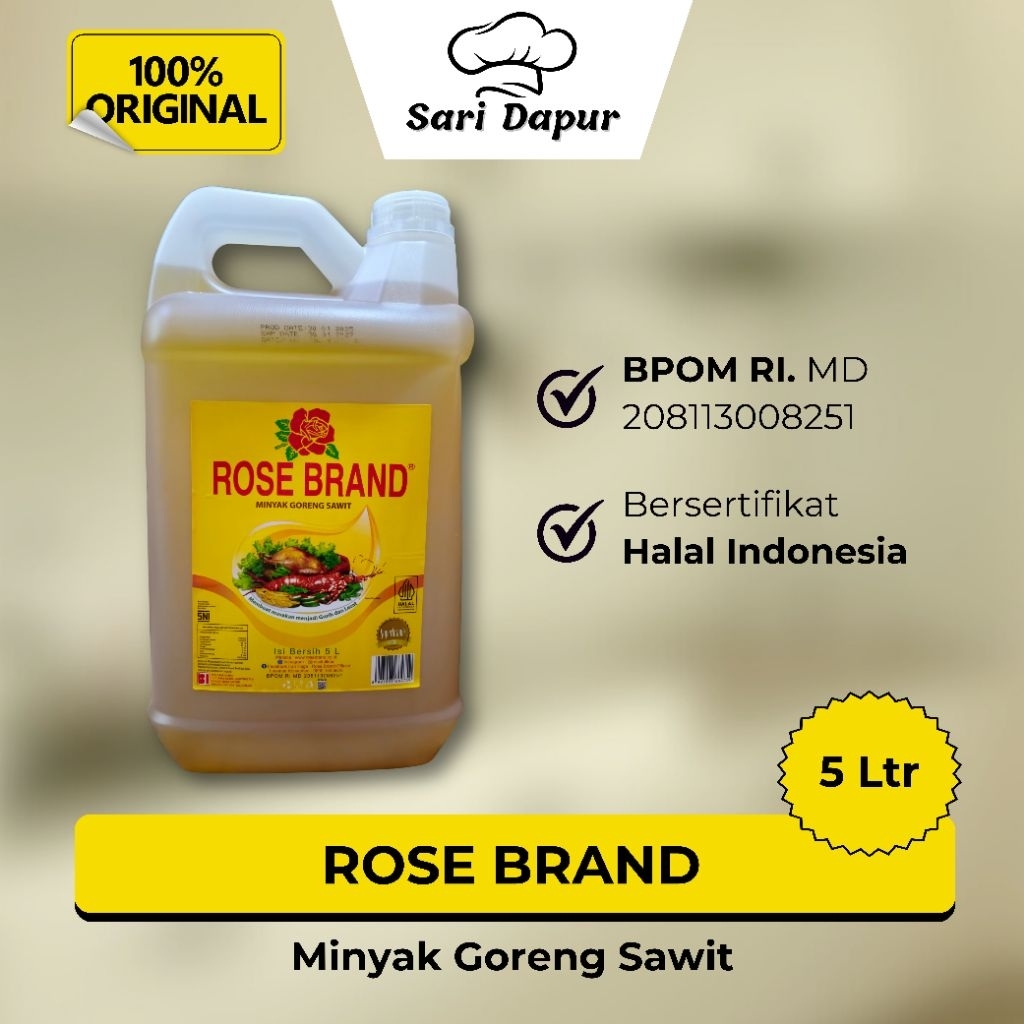 

ROSE BRAND Minyak Goreng Sawit 5 Liter