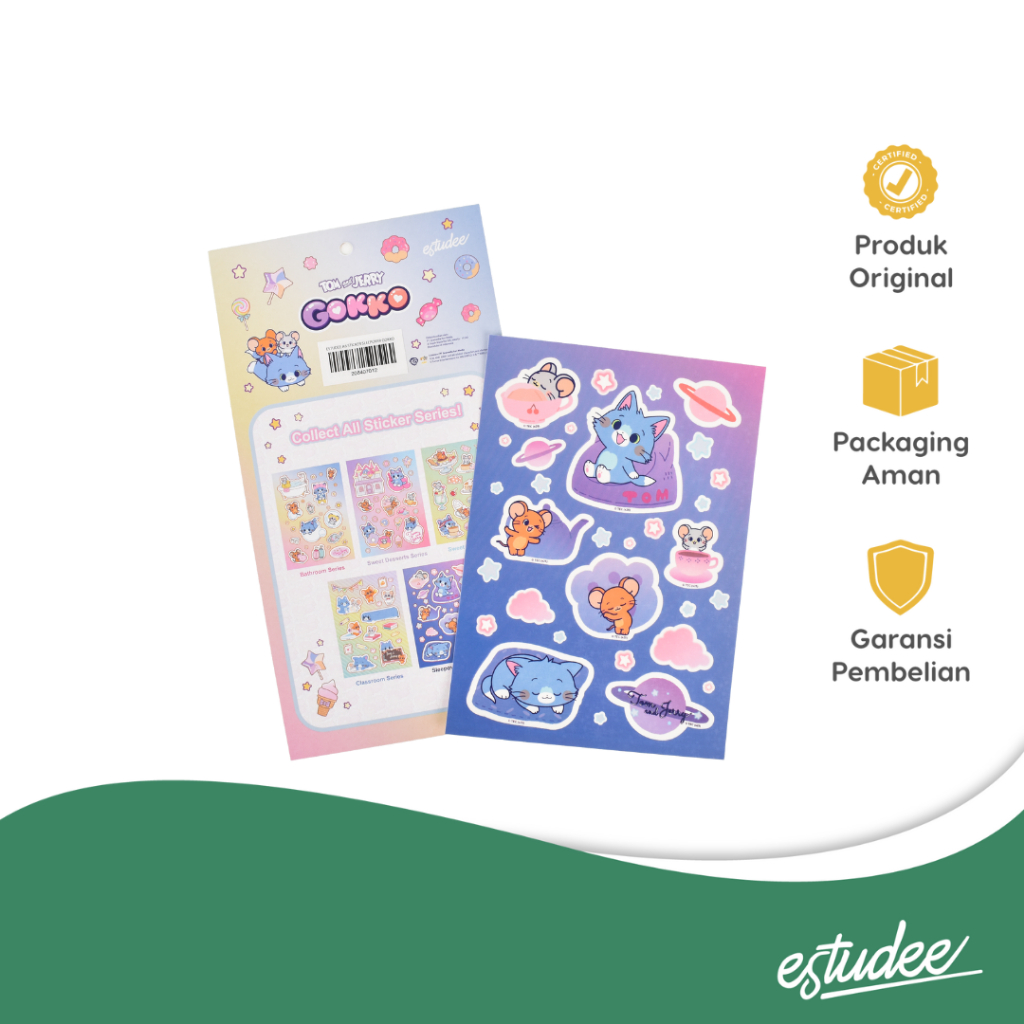 

ESTUDEE A6 STICKER SLEEPOVER GOKKO