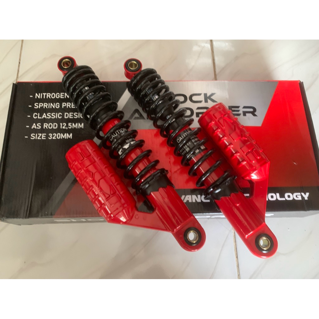 shock belakang kyb rzr impor