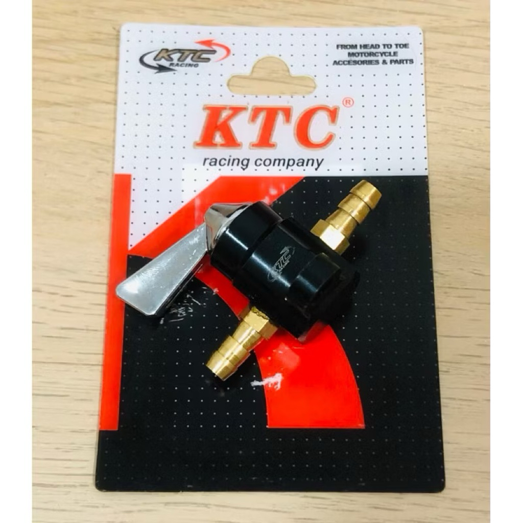 KRAN BENSIN KTC RACING ORIGINAL BLACK SERIES UNIVERSAL KRAN BENSIN VARIASI MESIN KTC ORIGINAL KERAN 