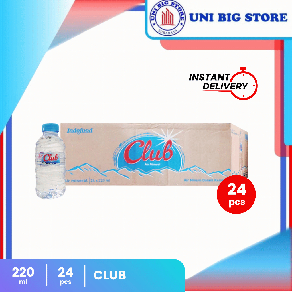 

Club Air Mineral Botol 220 ml DUS 24 Pcs