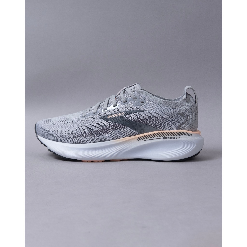 Sepatu Lari / Sepatu Running / BRKS ADRENALINE GTS 25 - GREY PEACH