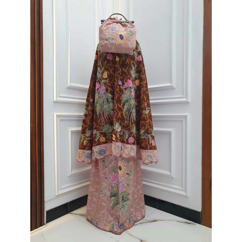 Mukena Batik encim mukena katun mukena umroh mukena batik premium mukena encim mukena traveling muke