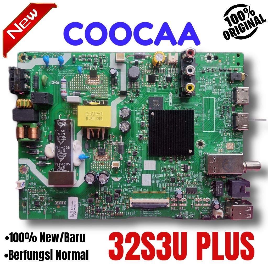 MB / Mobo / Mainboard Android Tv Coocaa 32S3U plus 32S3U+