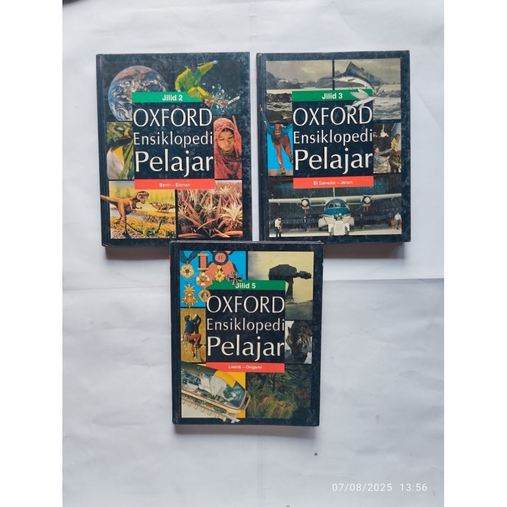 Buku Ensiklopedia; OXFORD ENSIKLOPEDIA PELAJAR, Jilid; 2  Benin - Elemen, 3 El Salvador - Jerman,  5
