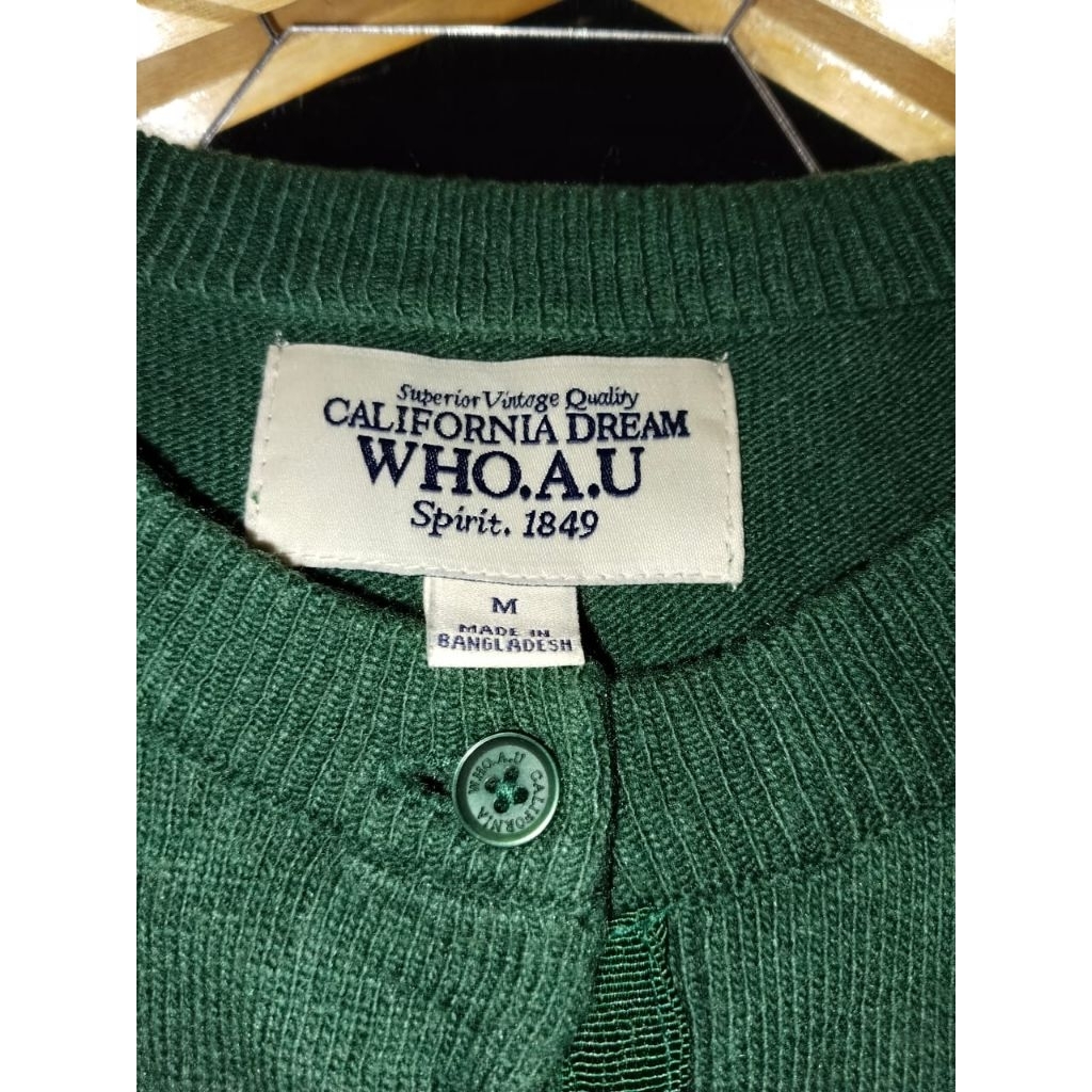 Cardigan who au oneck